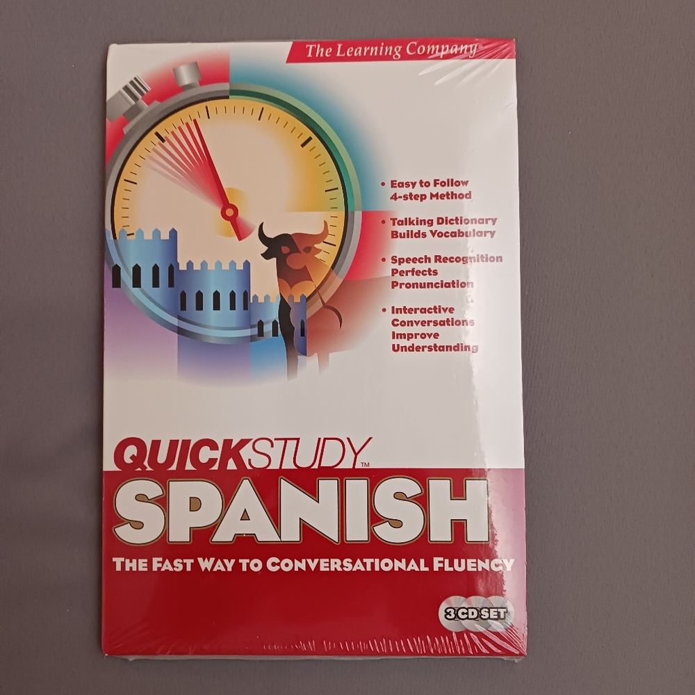 QuickStudy Spanish 3 CD Set